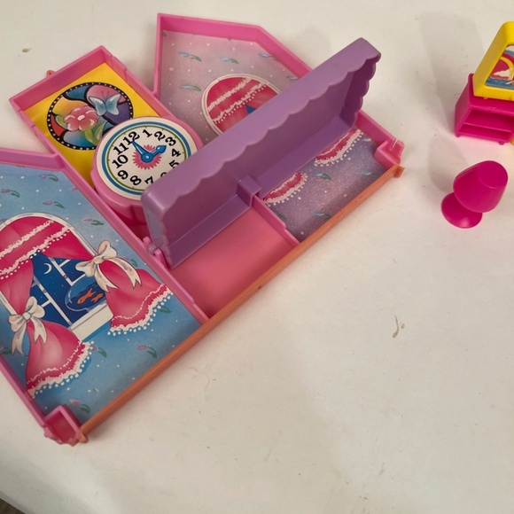 1984‎ Sweet Secrets Galoob Jewelry Box Doll House & Accessories With Box - Picture 10 of 16